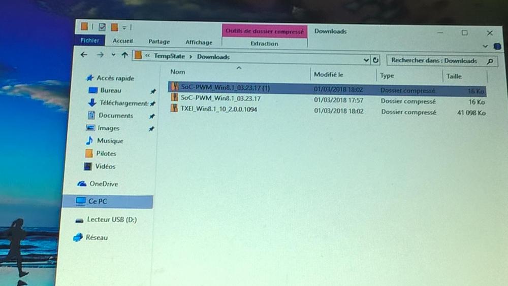 Dossiers compressés