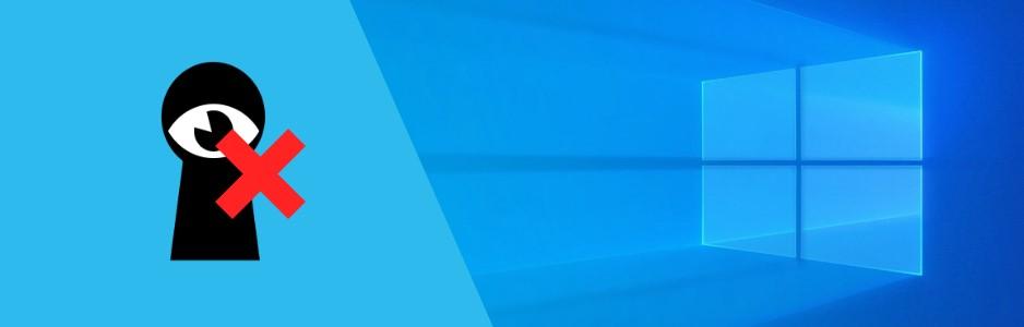Windows 10 : désactiver le tracking