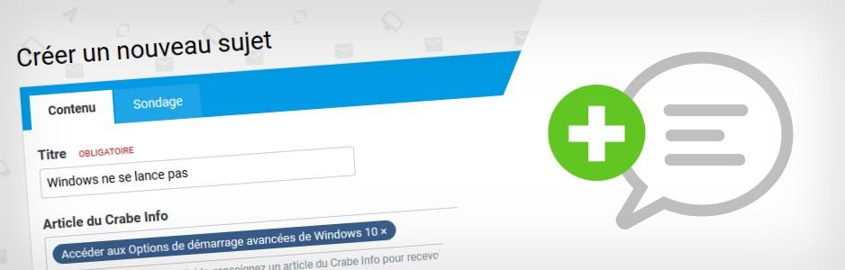 Poser une question sur LeCrabeInfo.net