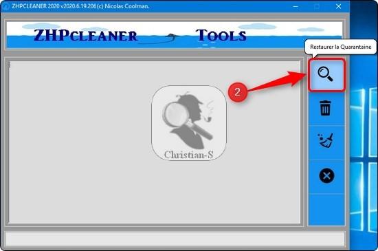 ZHPCleaner restaurer quarantaine restaurer.jpg