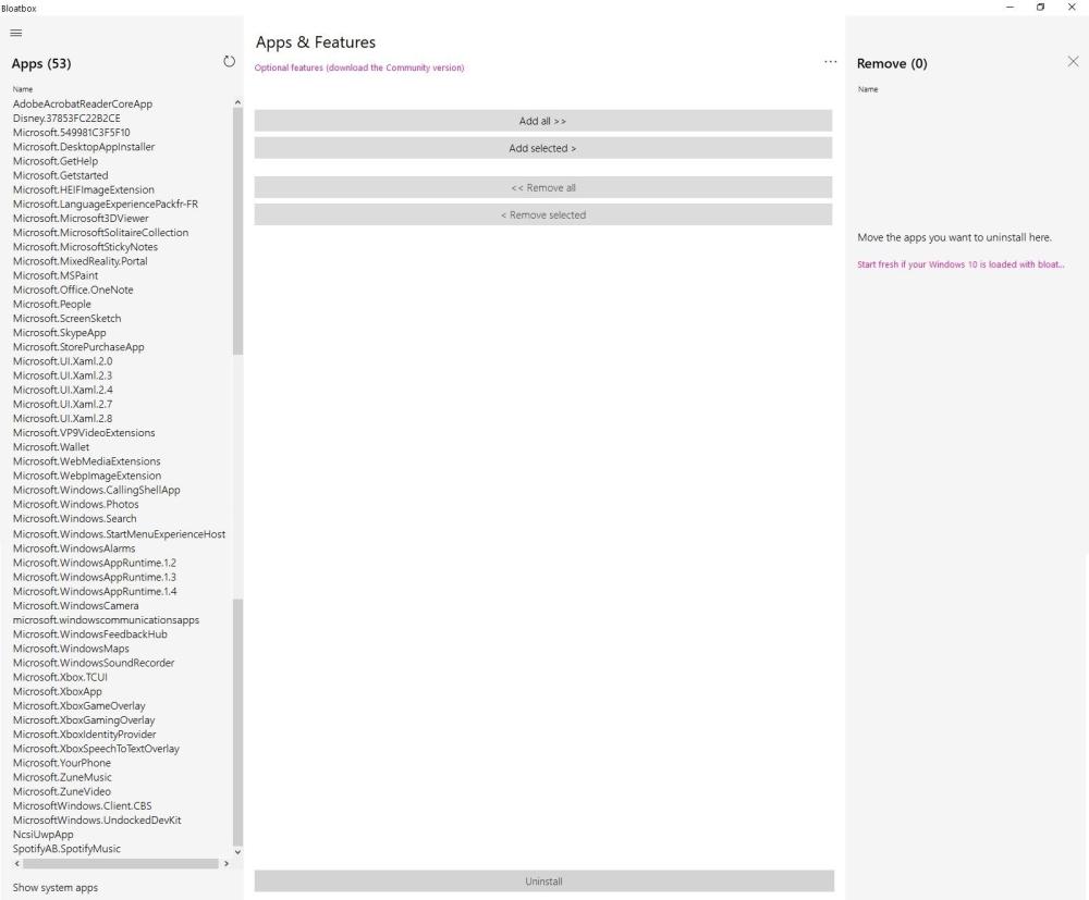 Bloatbox print screen liste prgms préinstallés.jpg